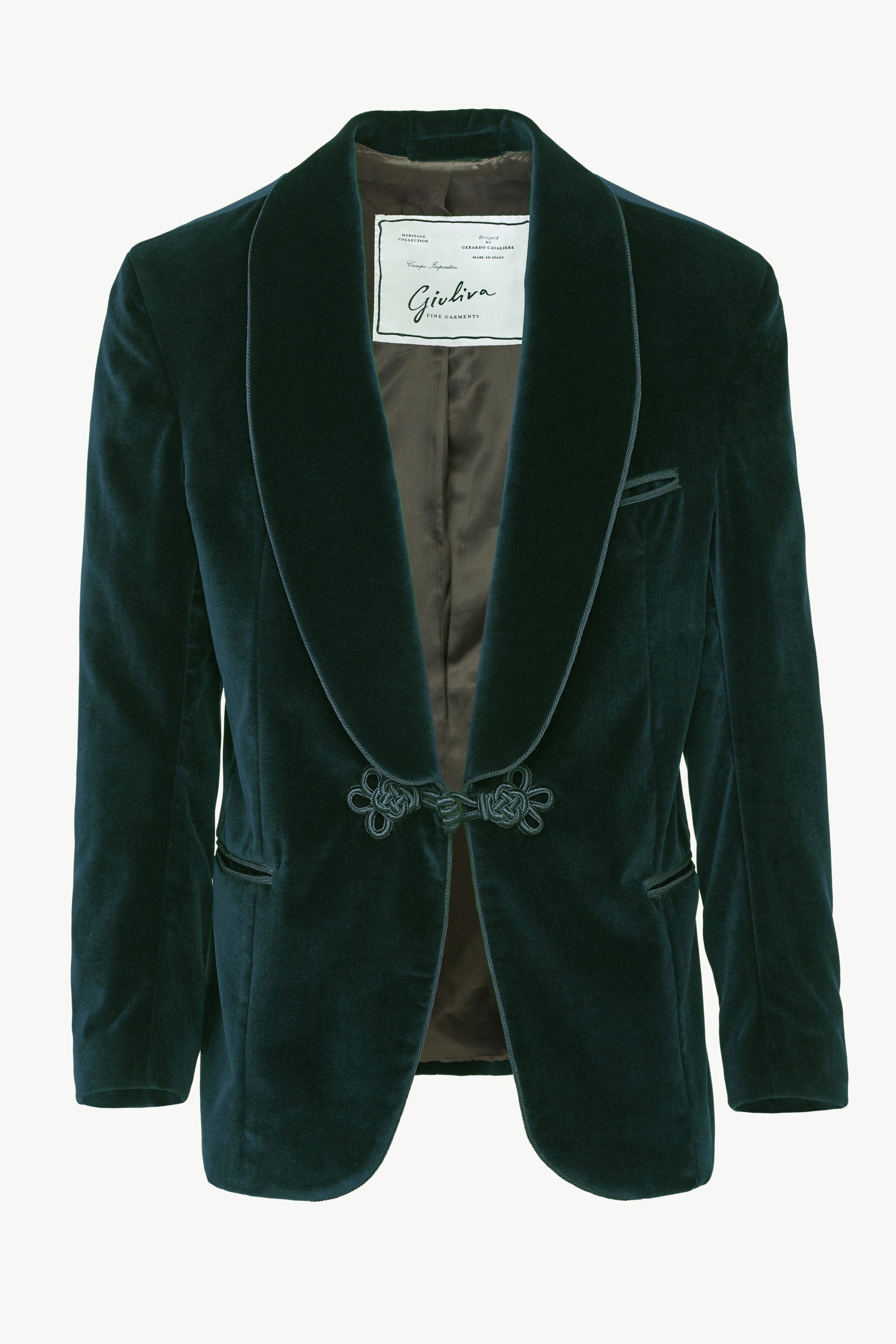 Mario Dinner Jacket in Velvet – Giuliva Heritage