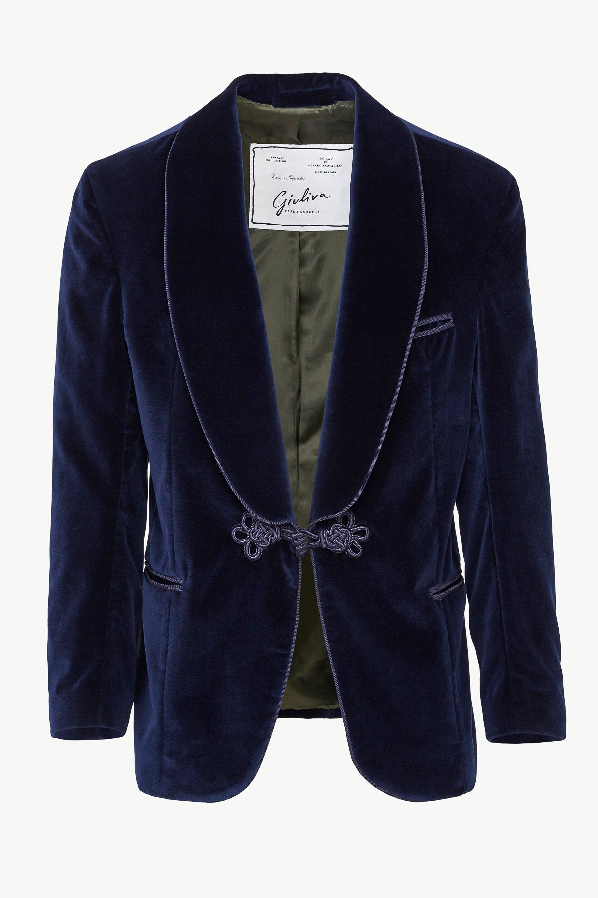 Mario Dinner Jacket in Velvet – Giuliva Heritage