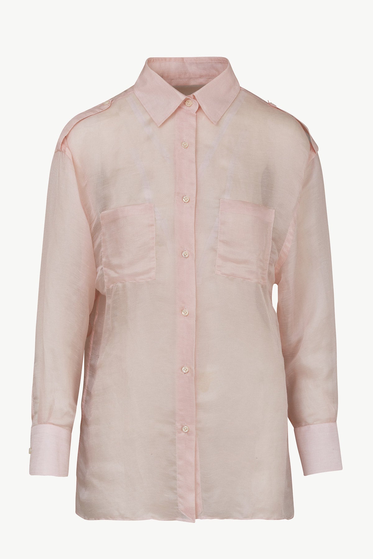 pink silk dress shirt Pure Washed Silk Shirt