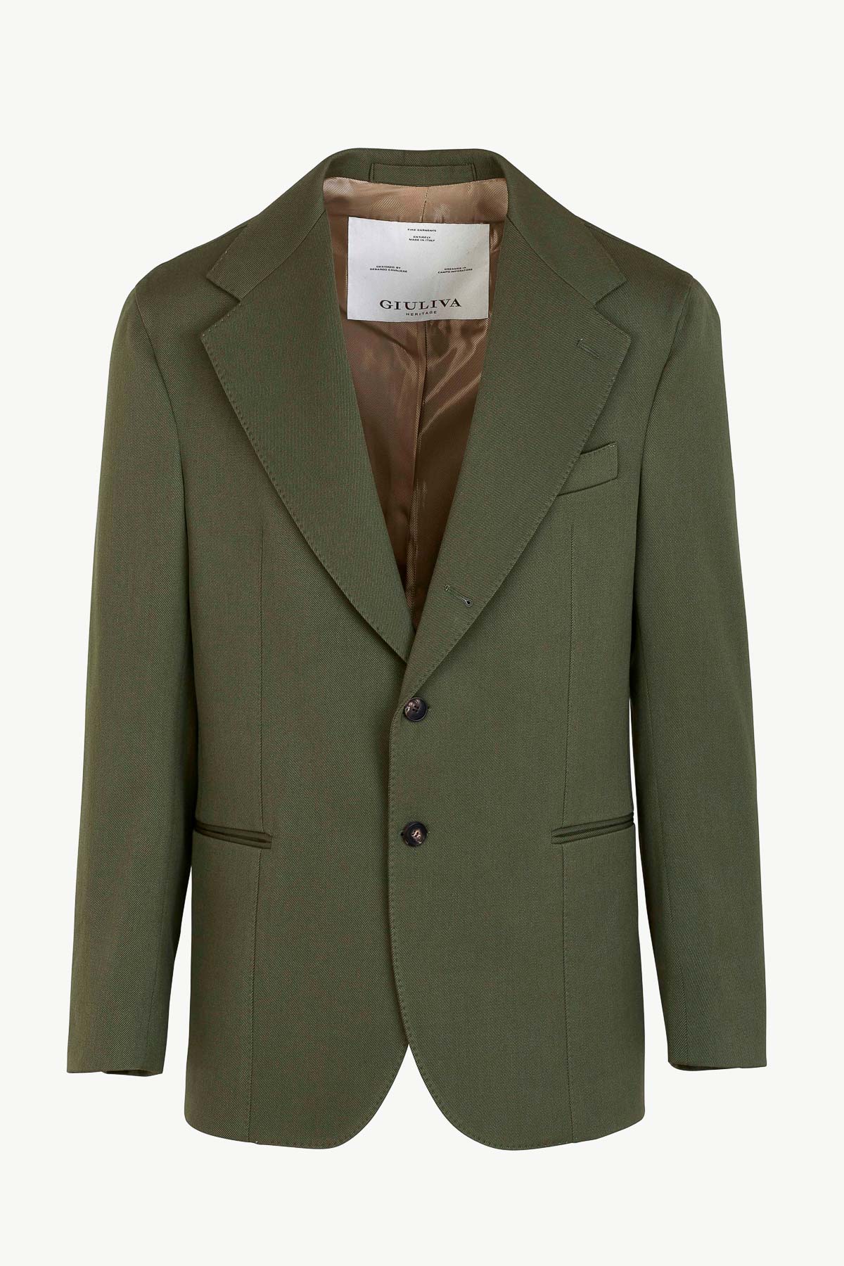 Alfonso Blazer in Wool Drill