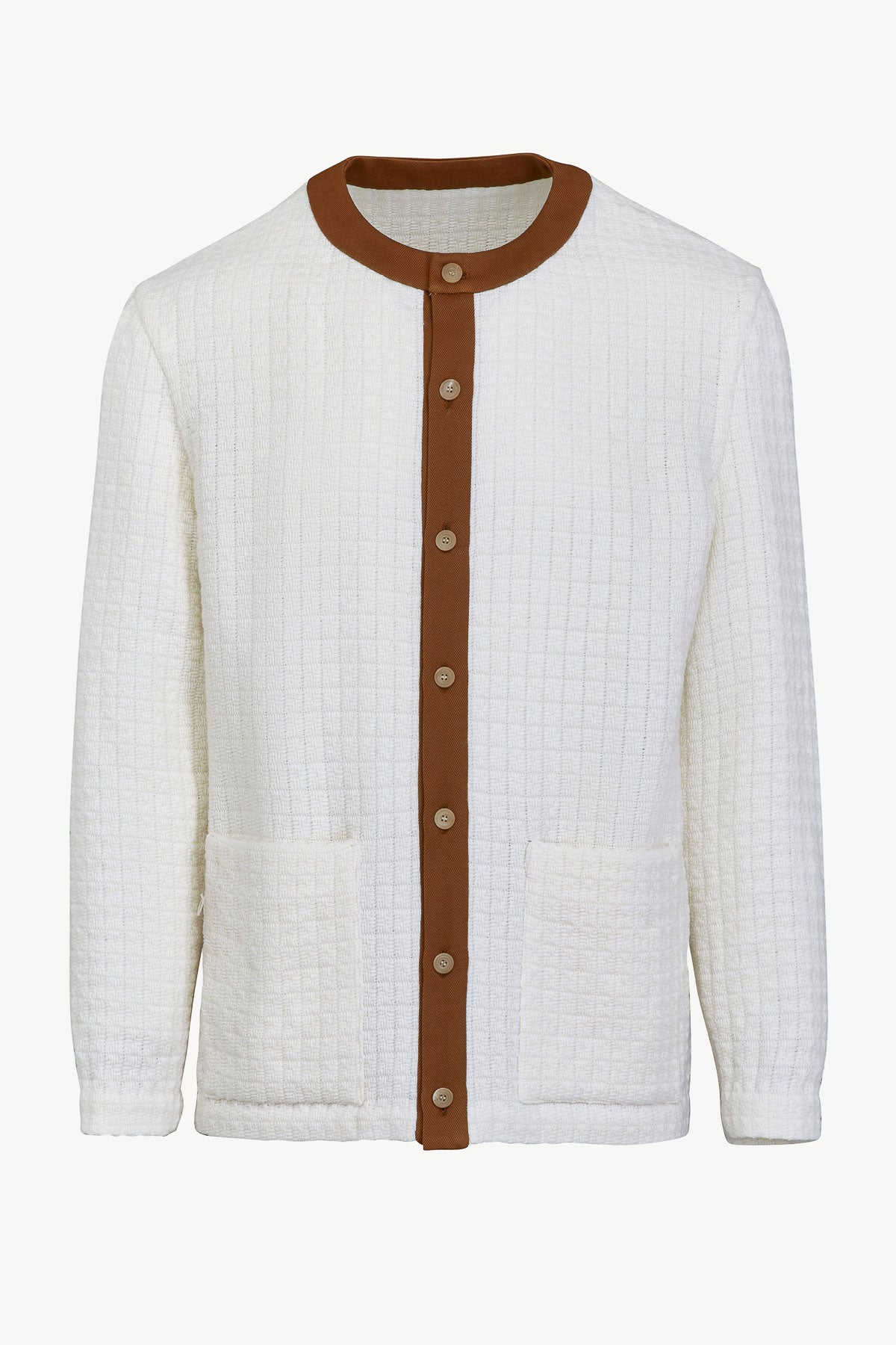 Charlie Cardigan in Textured Wool