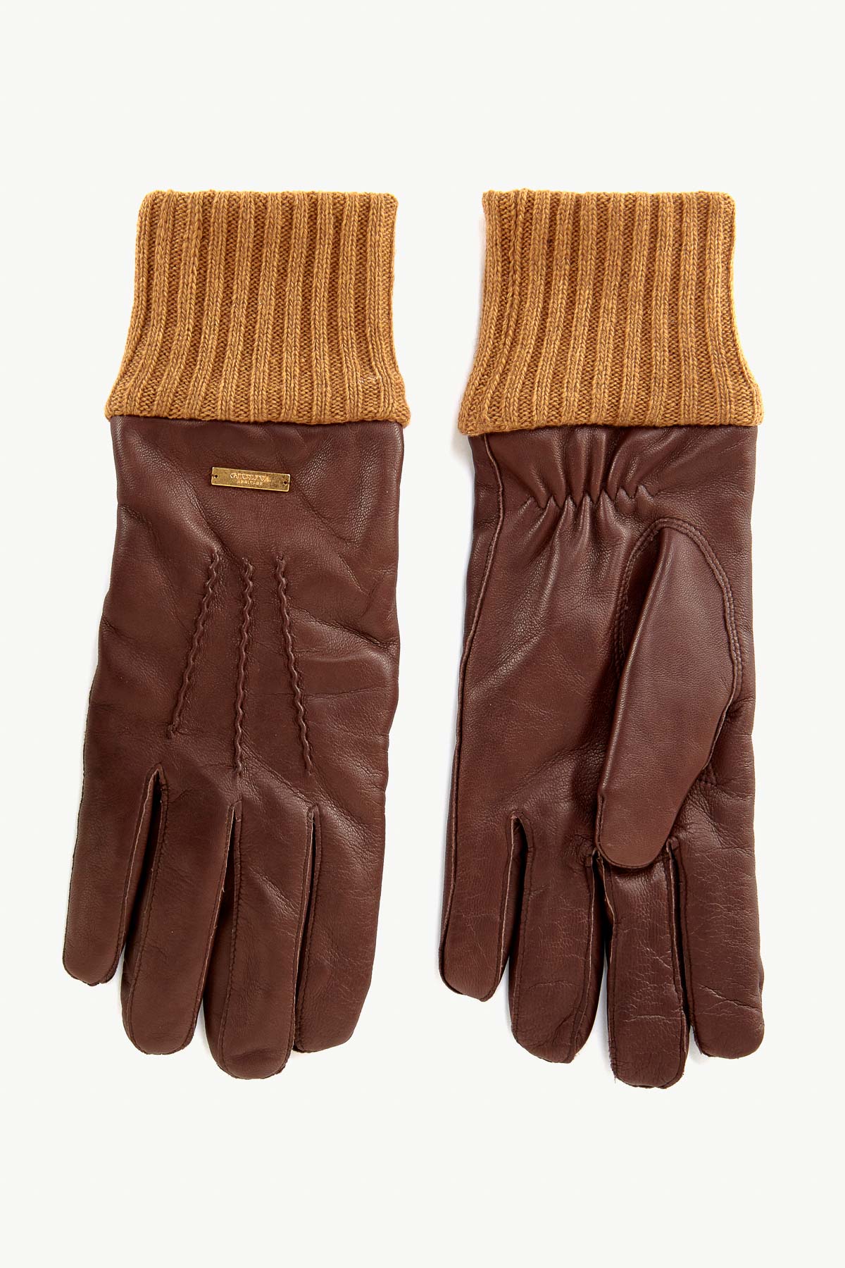 Balmoral Men's Gloves in Leather and Cashmere