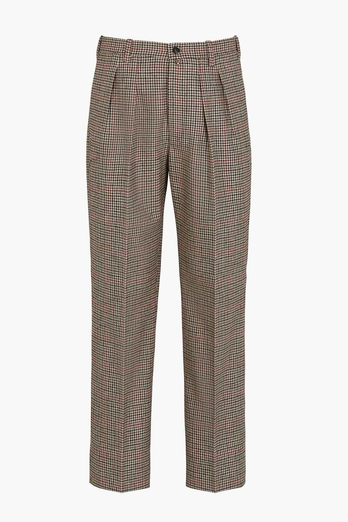 Umberto Trousers in Wool Check