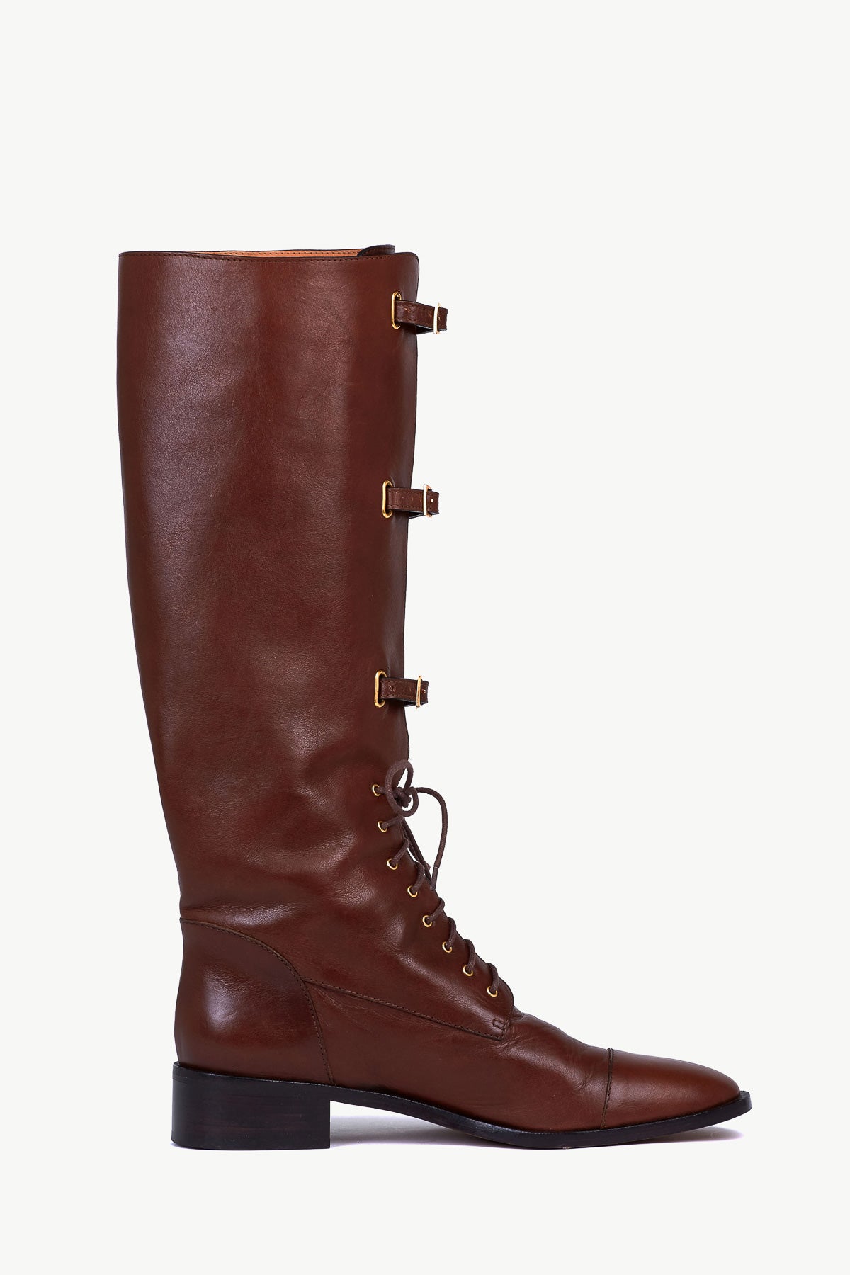 Karen Buckle Boot in Leather