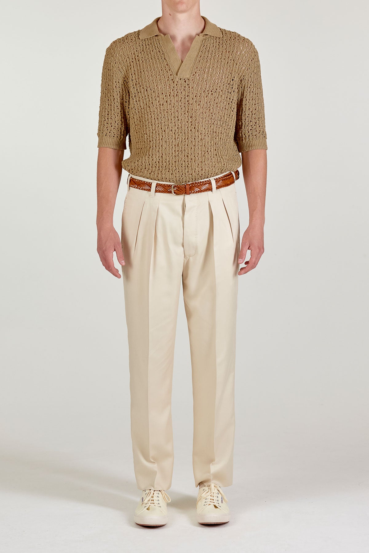 【関税&送料込】Giuliano Galiano Sweaters GIULIANO Tricot vintage sweater XXL Italy 50% wool universal