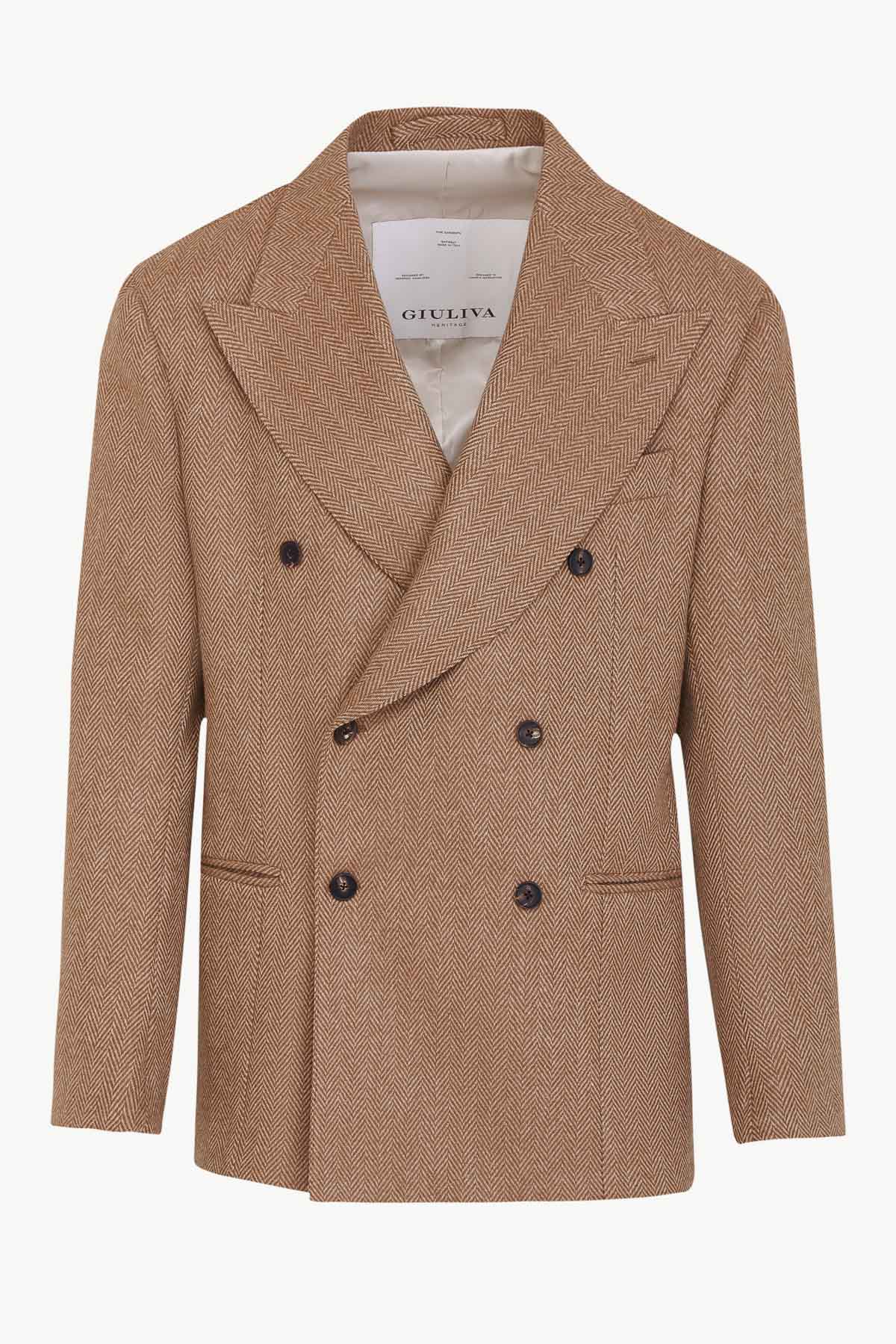 Stefano Blazer in Wool Herringbone