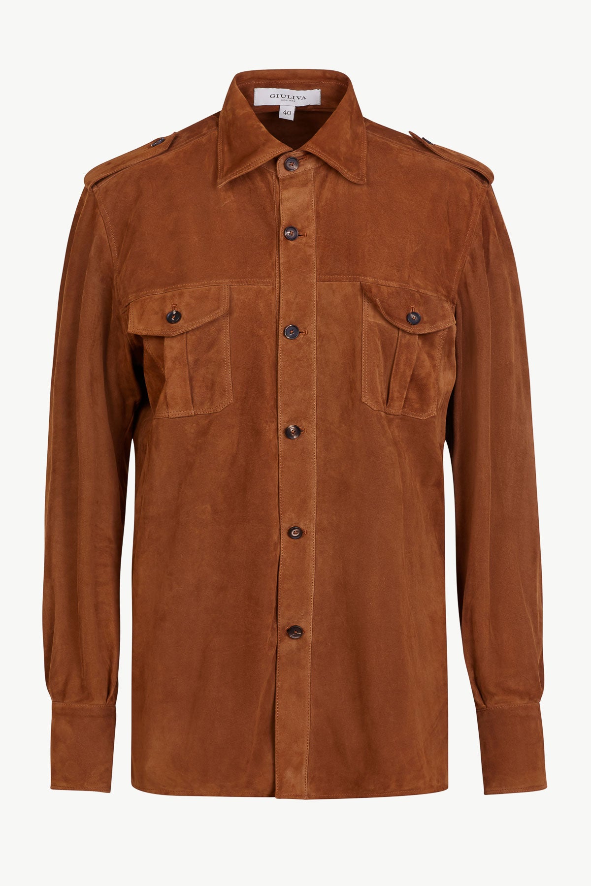 Antonio Shirt in Suede