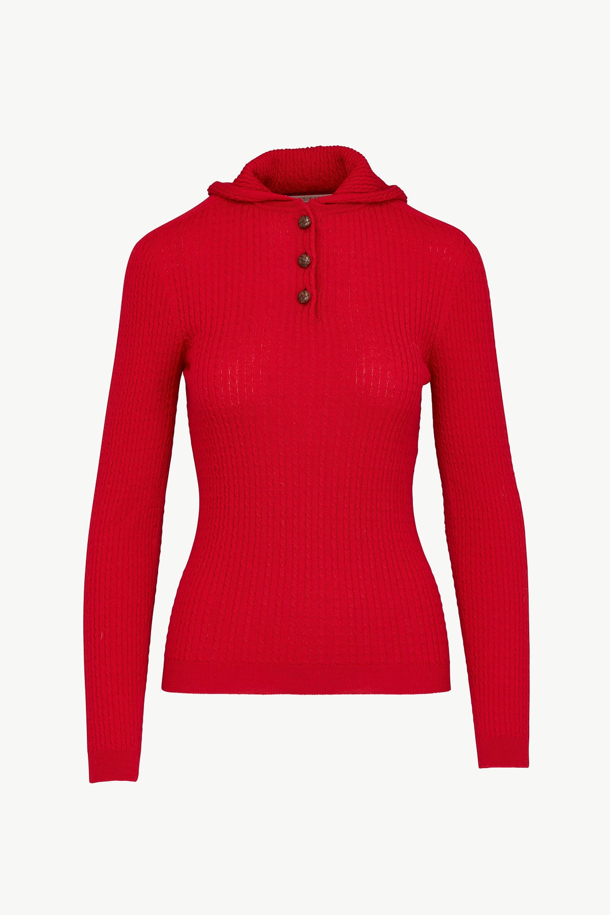 Heloise Sweater in Cable Wool Knit