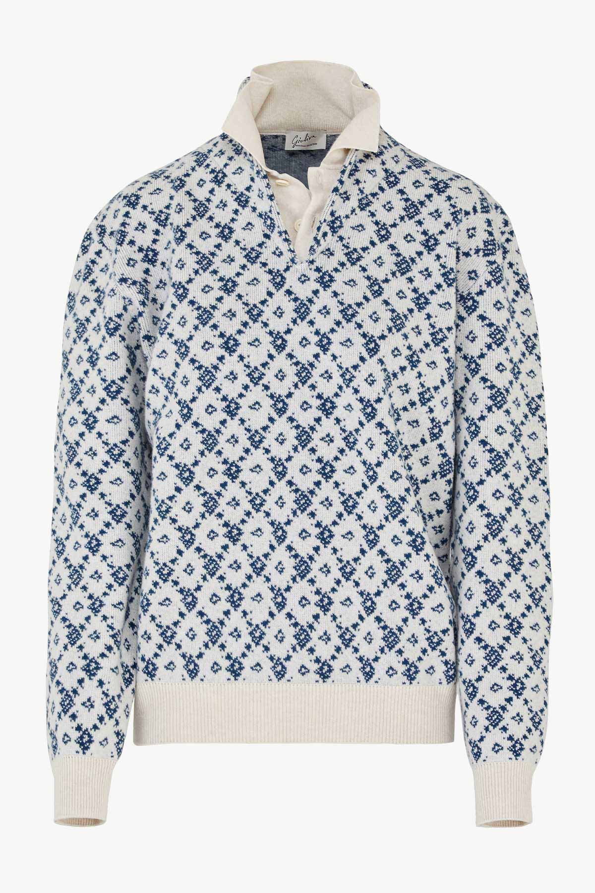 Astolfo Sweater in Wool and Cashmere