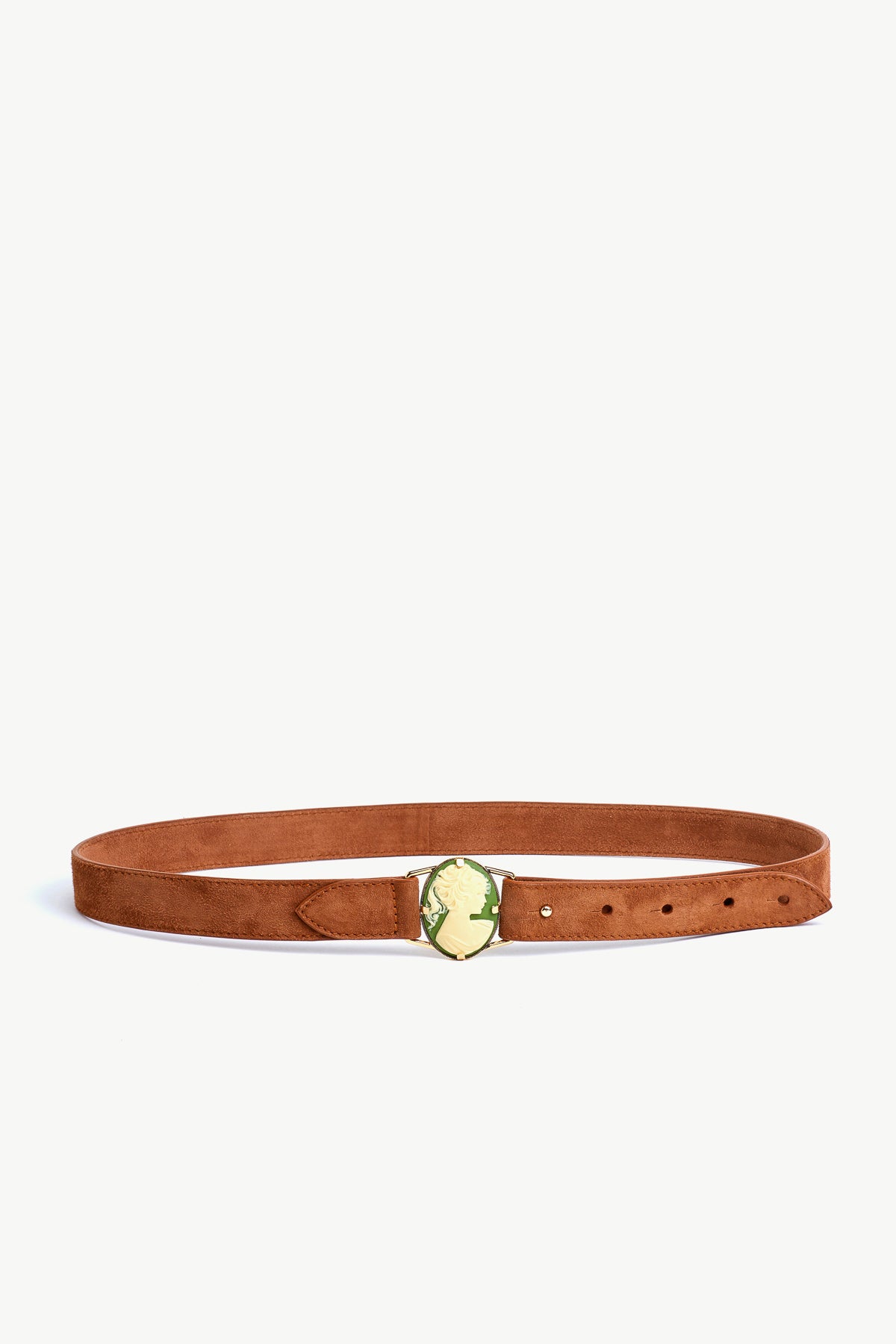 Camelia Belt in Suede