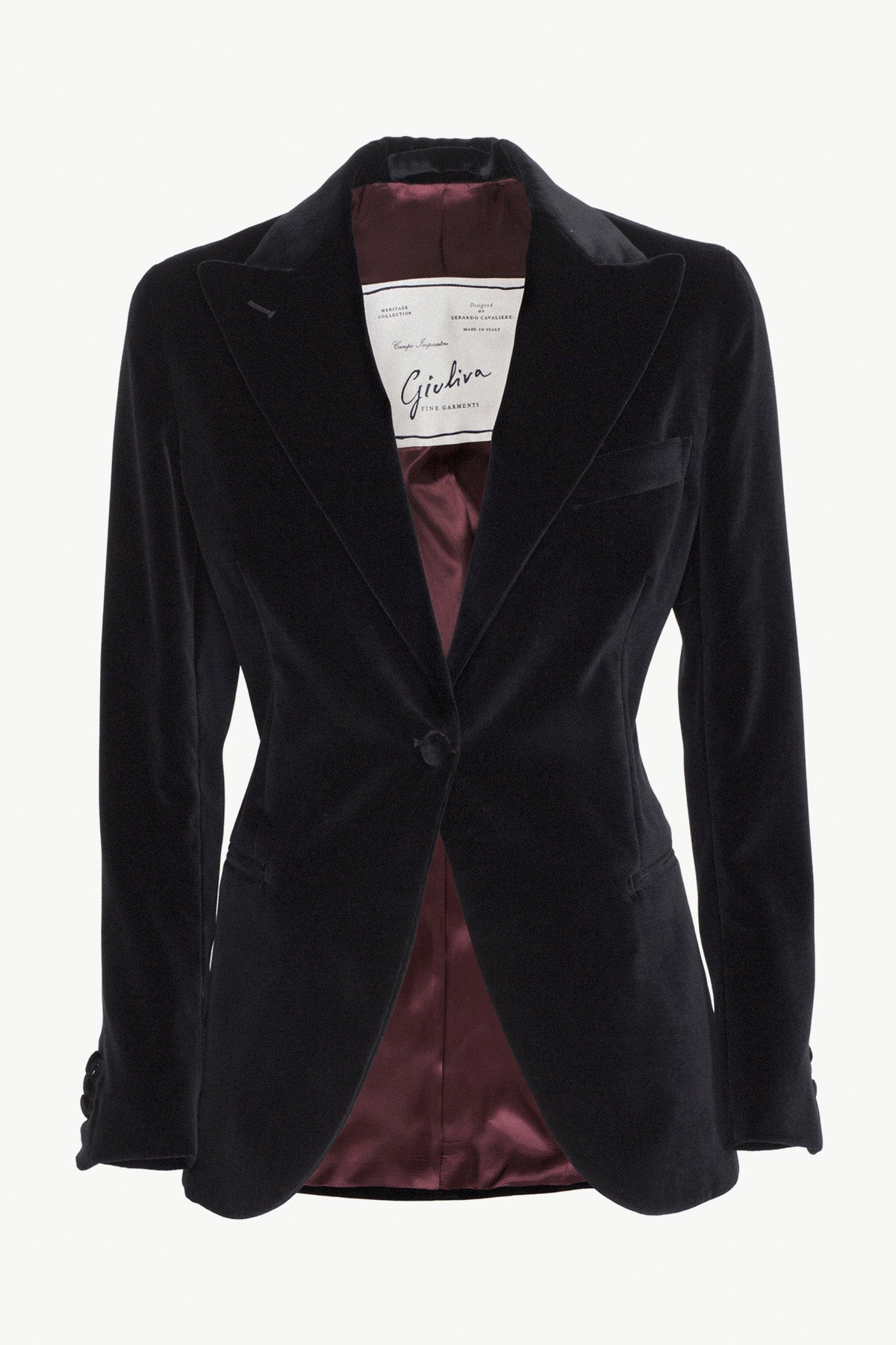 Other Smoking Blazer in Velvet