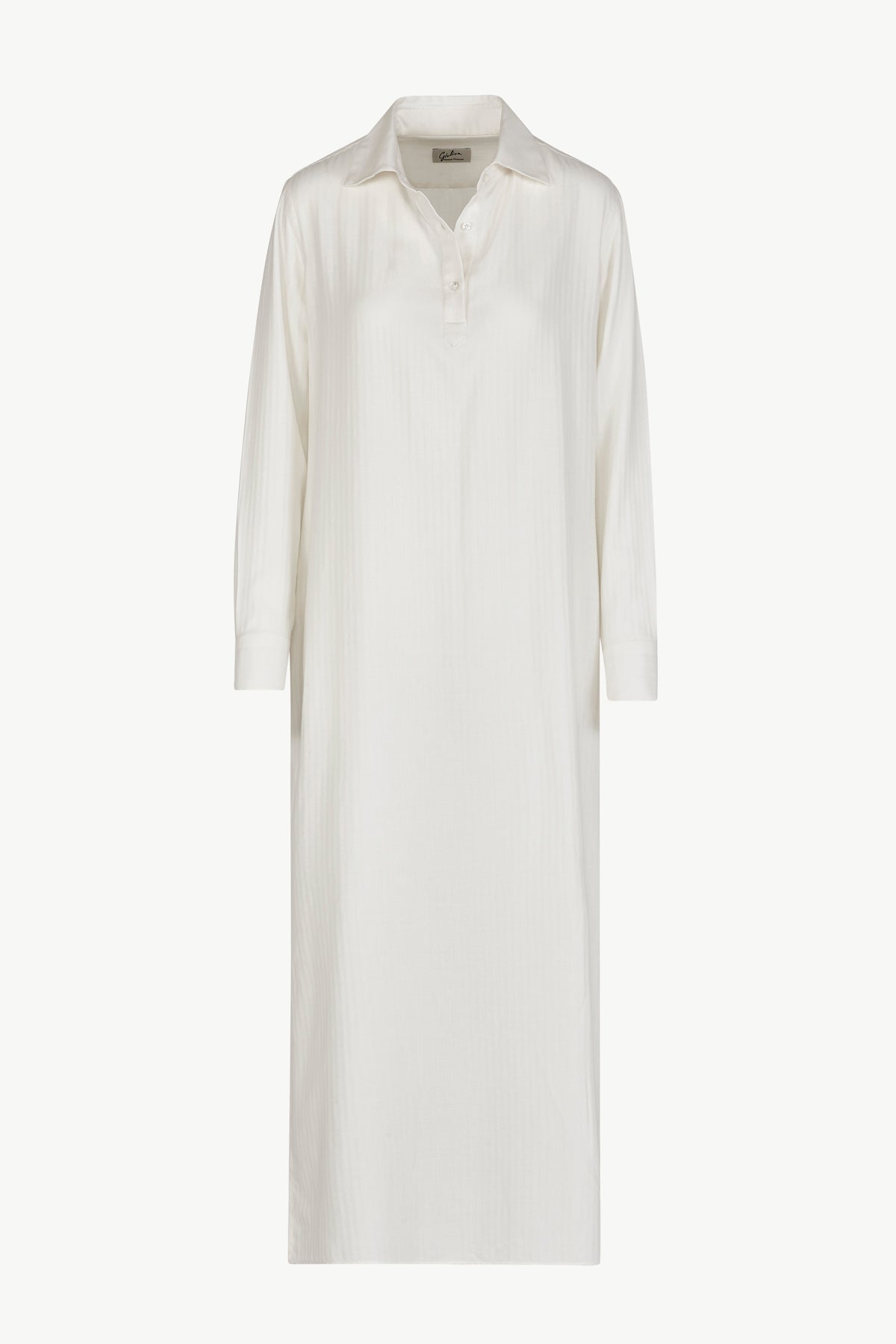 Antonine Caftan Dress in Cotton and Cashmere