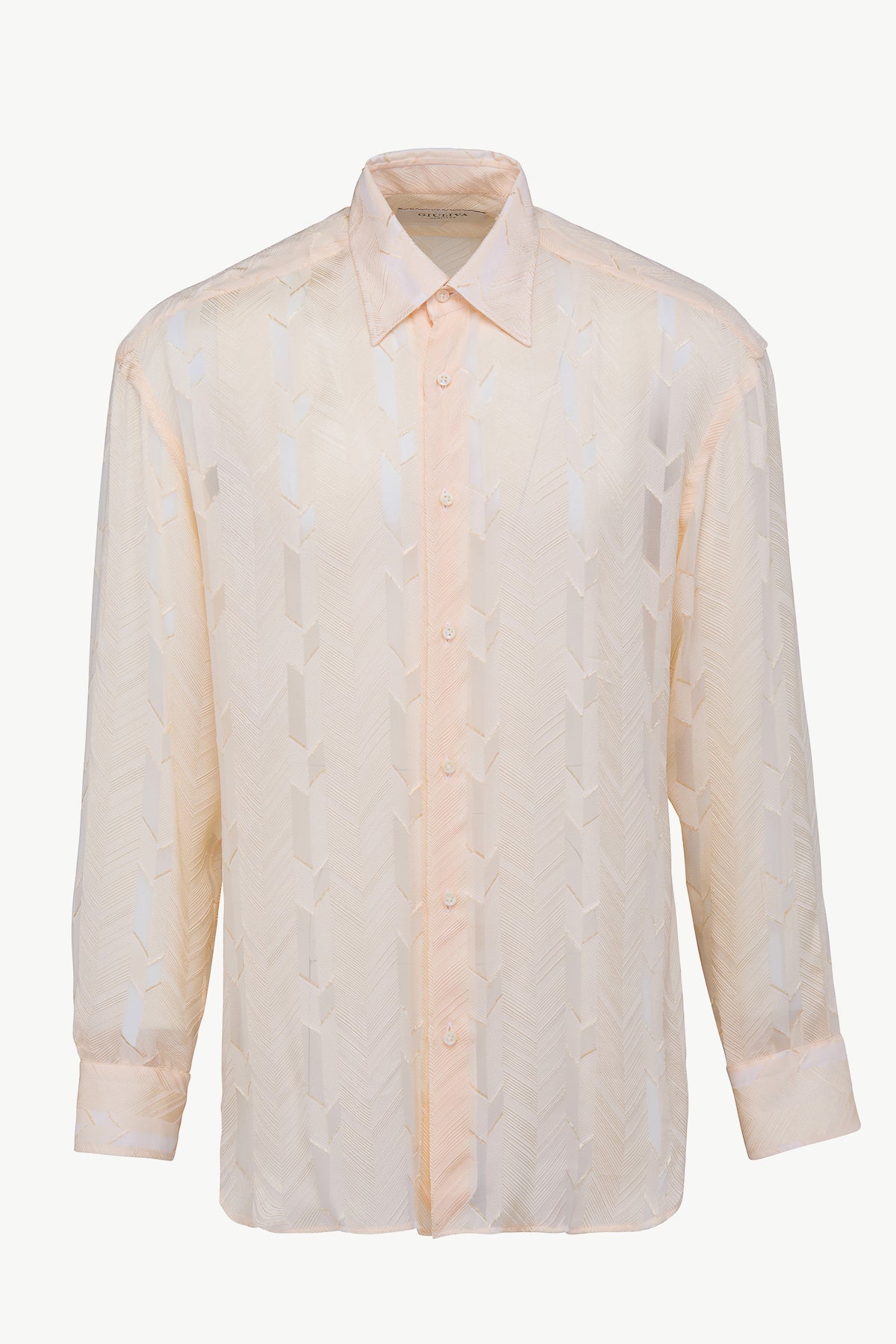 Andreas Shirt in Silk Blend Fil Coupé