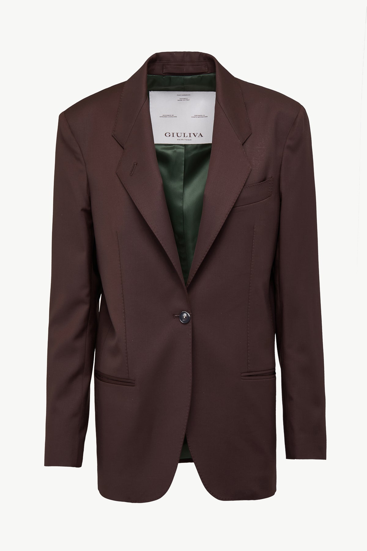 Angiolina Blazer in Lightweight Virgin Wool