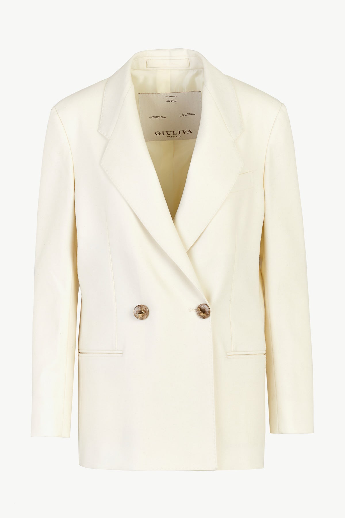 Anna Blazer in Wool Flannel