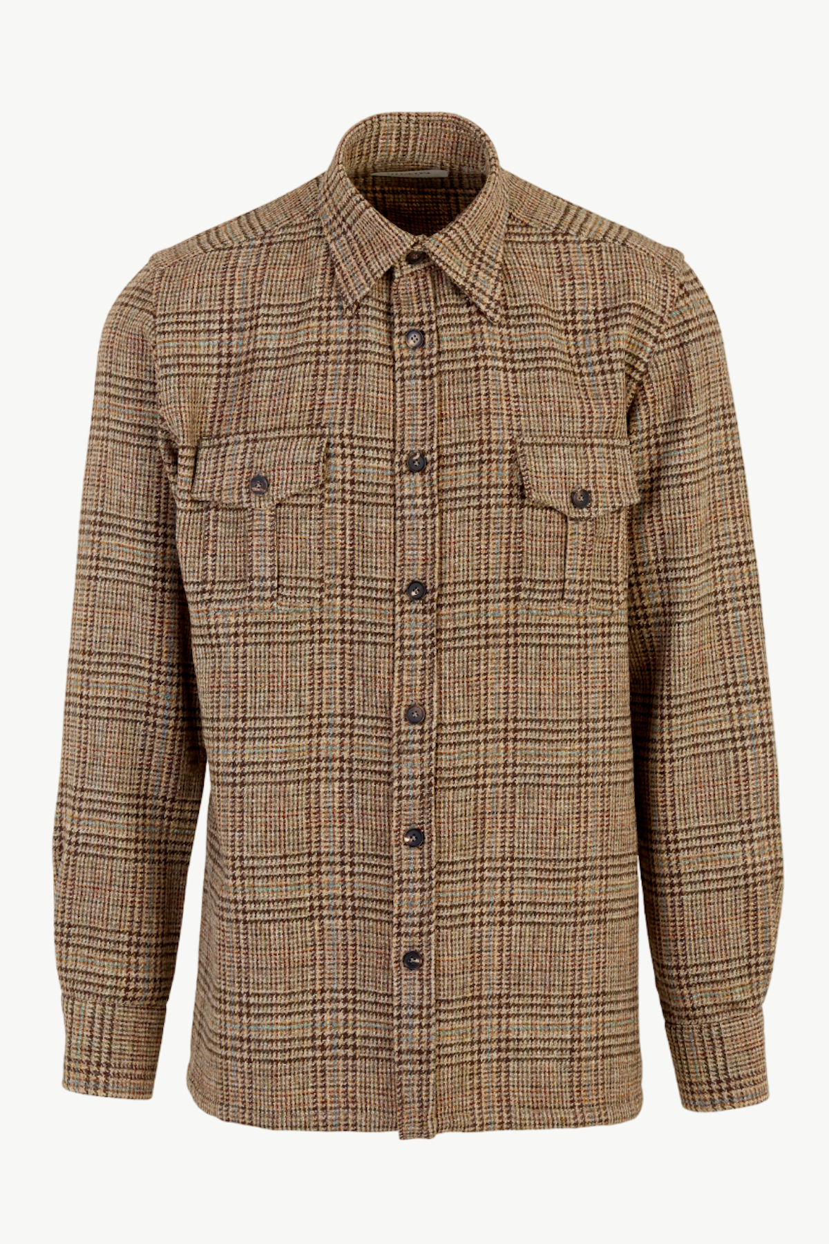 Antonio Shirt in Wool Check