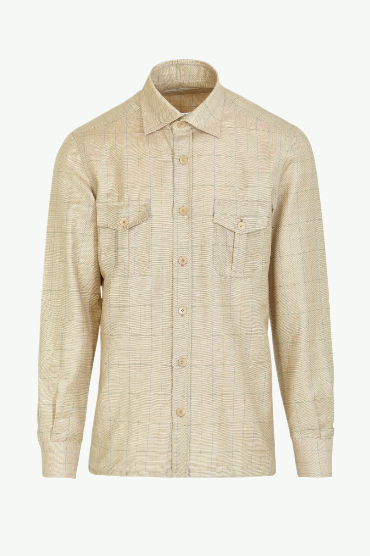 Antonio Shirt in Wool Check