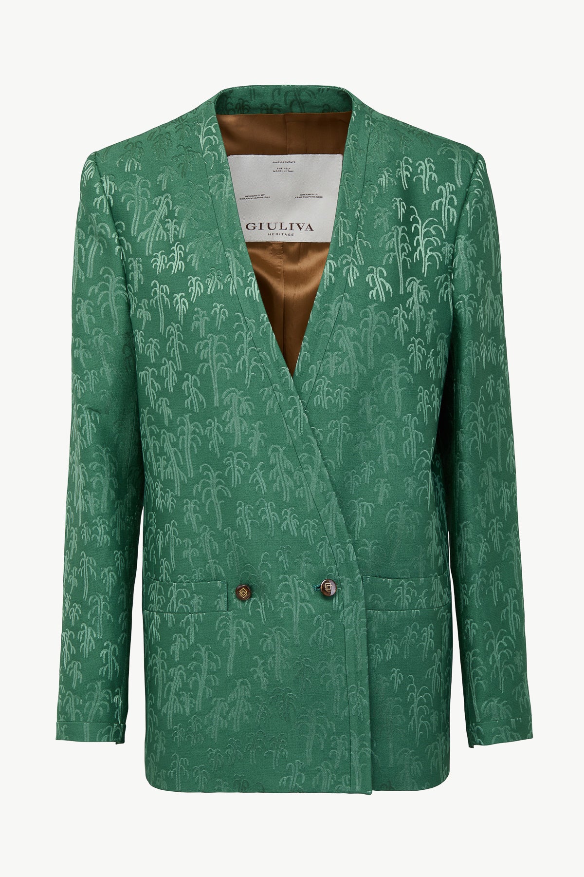 Charlotte Blazer in Wool and Silk