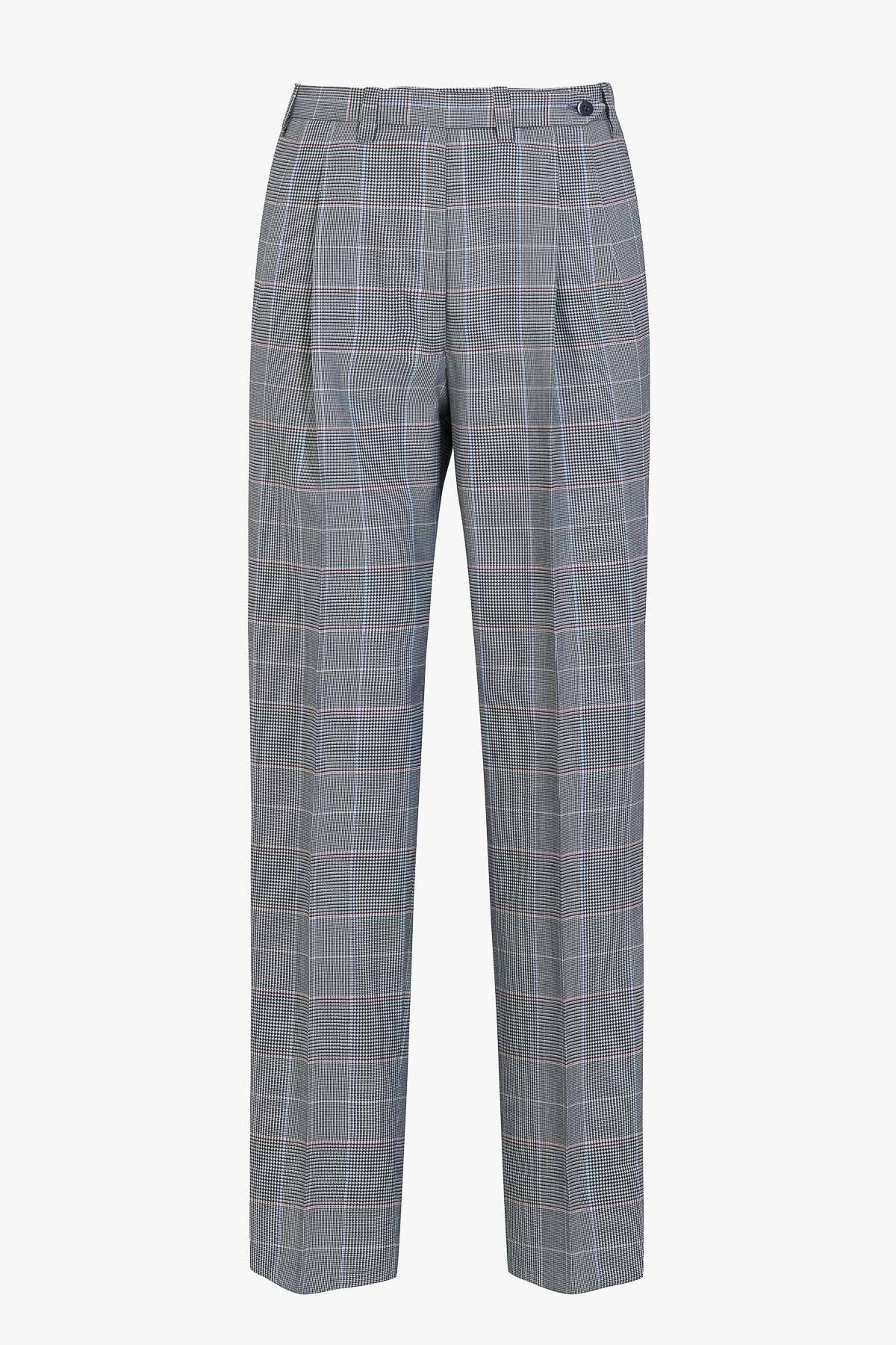 Cornelia Trousers in Wool Check