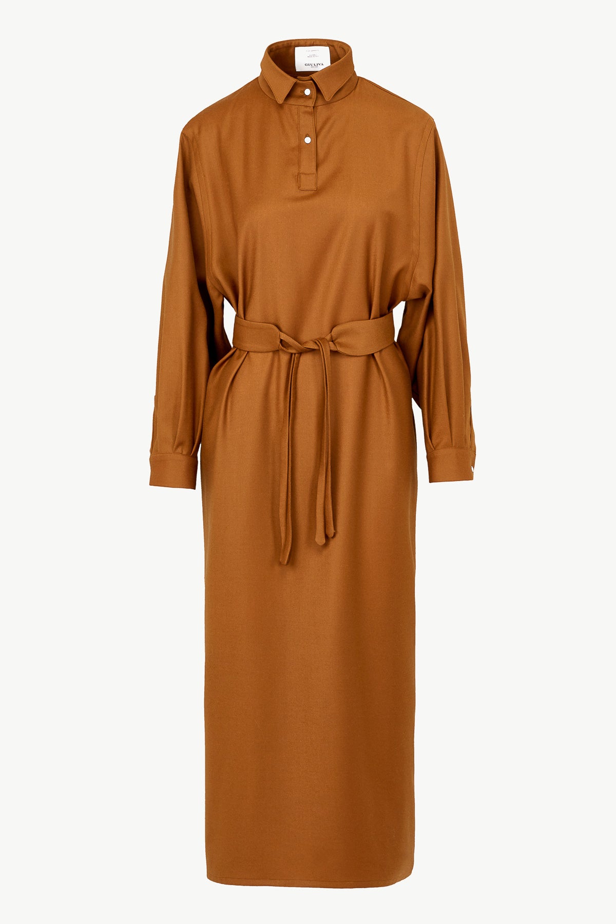 Ella Dress in Wool Flannel