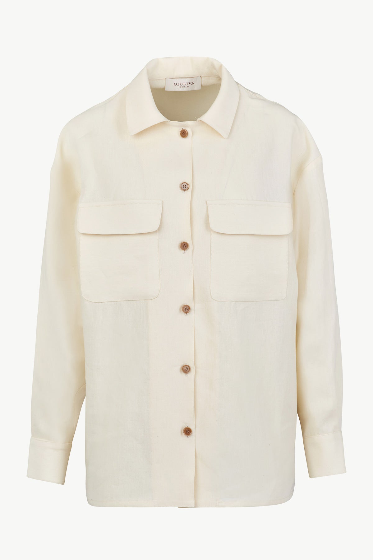 Ennia Shirt in Linen Crepe