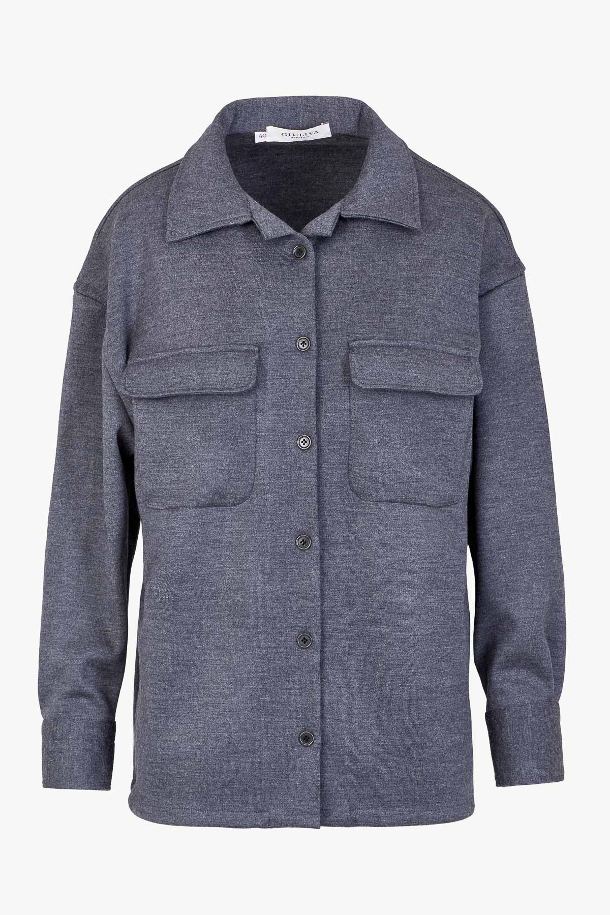 Ennia Shirt in Wool Jersey
