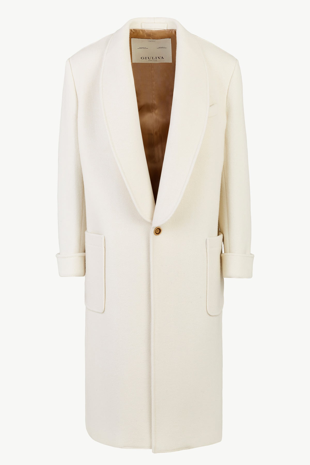 Gerolamo Coat in Textured Wool