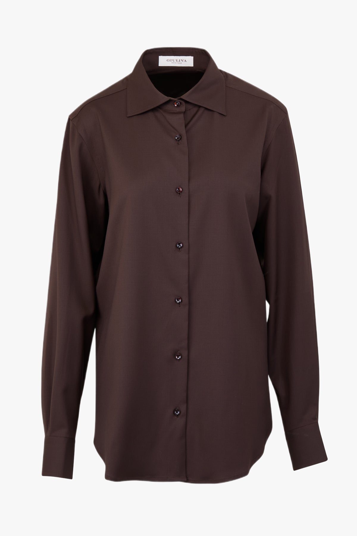 Husband Shirt in Lightweight Virgin Wool