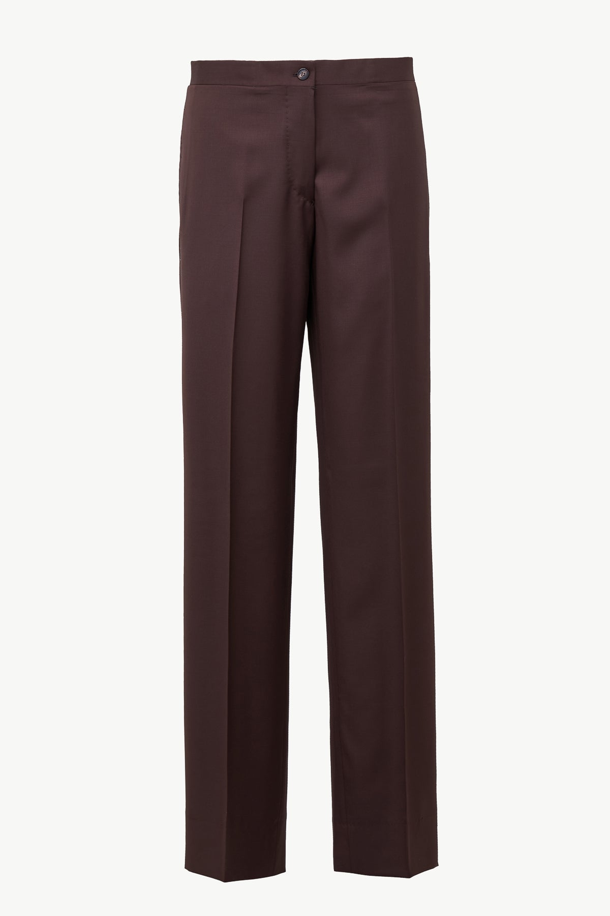 N.M. Oxford w/耳 straight pants - Brown N.M. Oxford w/耳 straight pants - Brown N.M. Oxford w/耳 straight