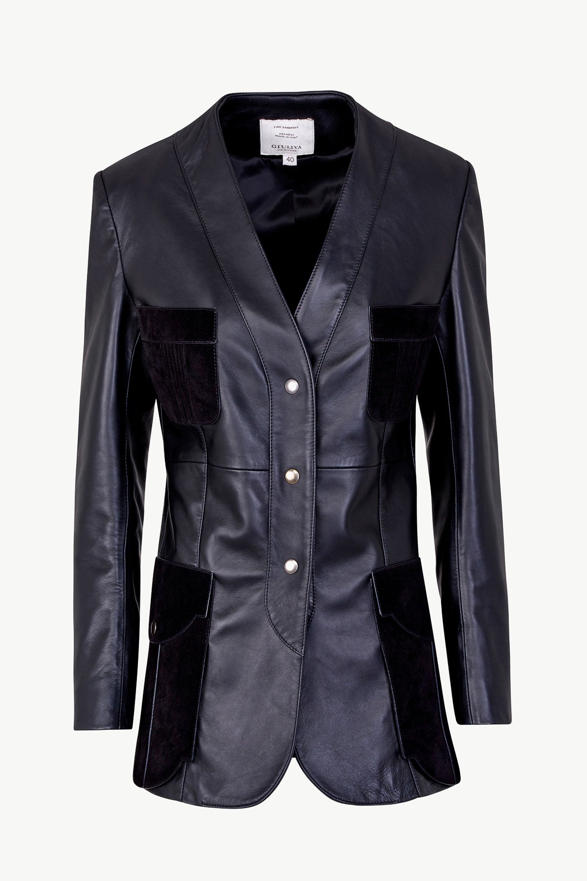 Liesel Jacket in Leather and Suede