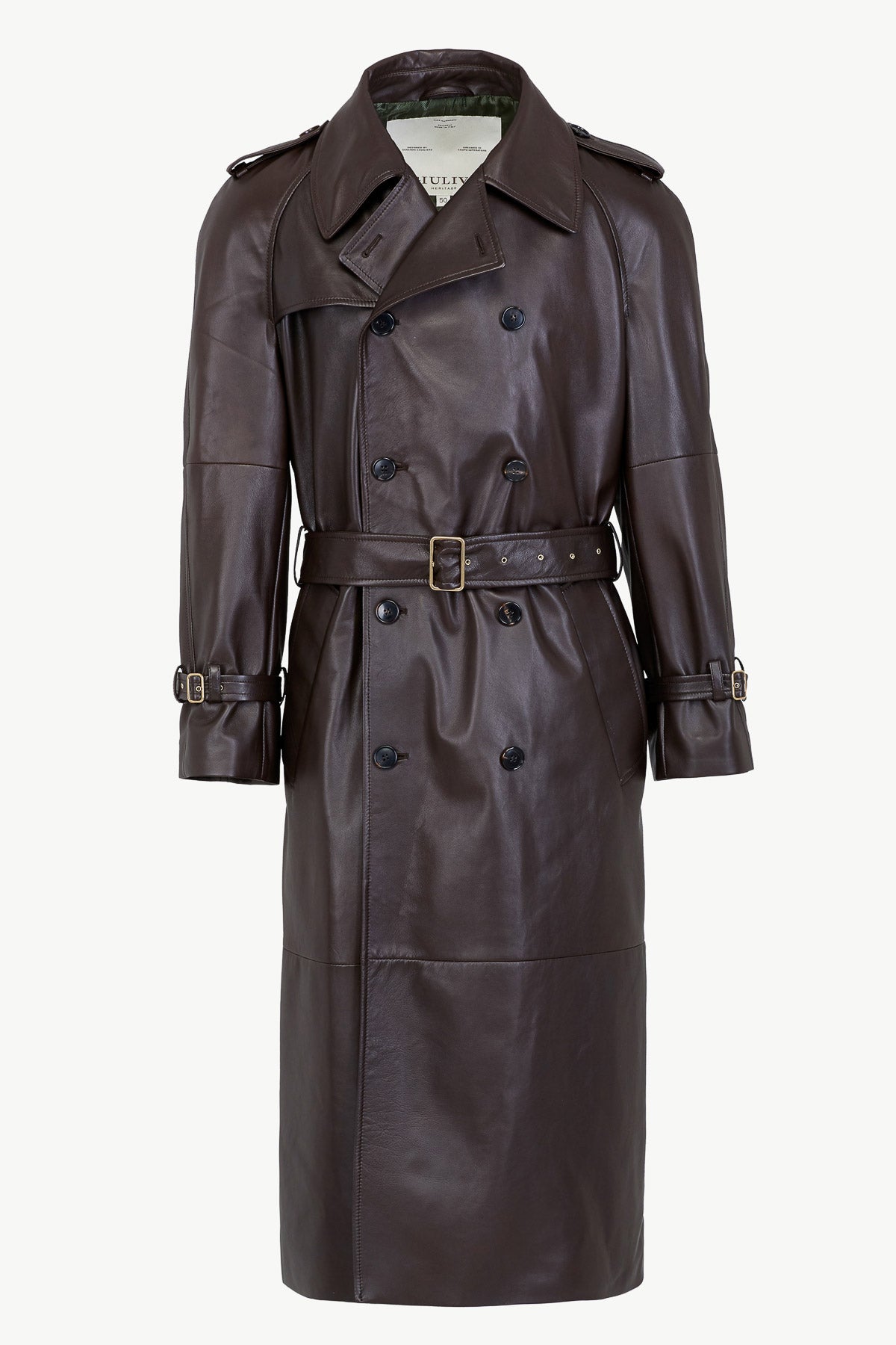 Oscar Trench Coat in Leather