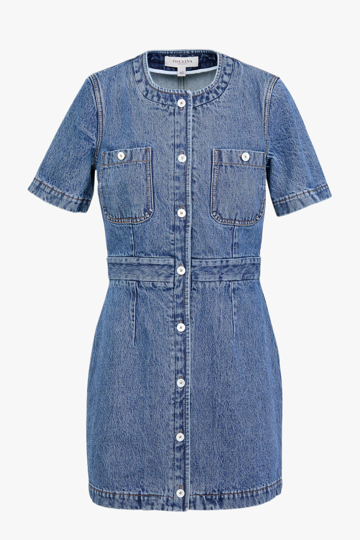 Vera Dress in Denim
