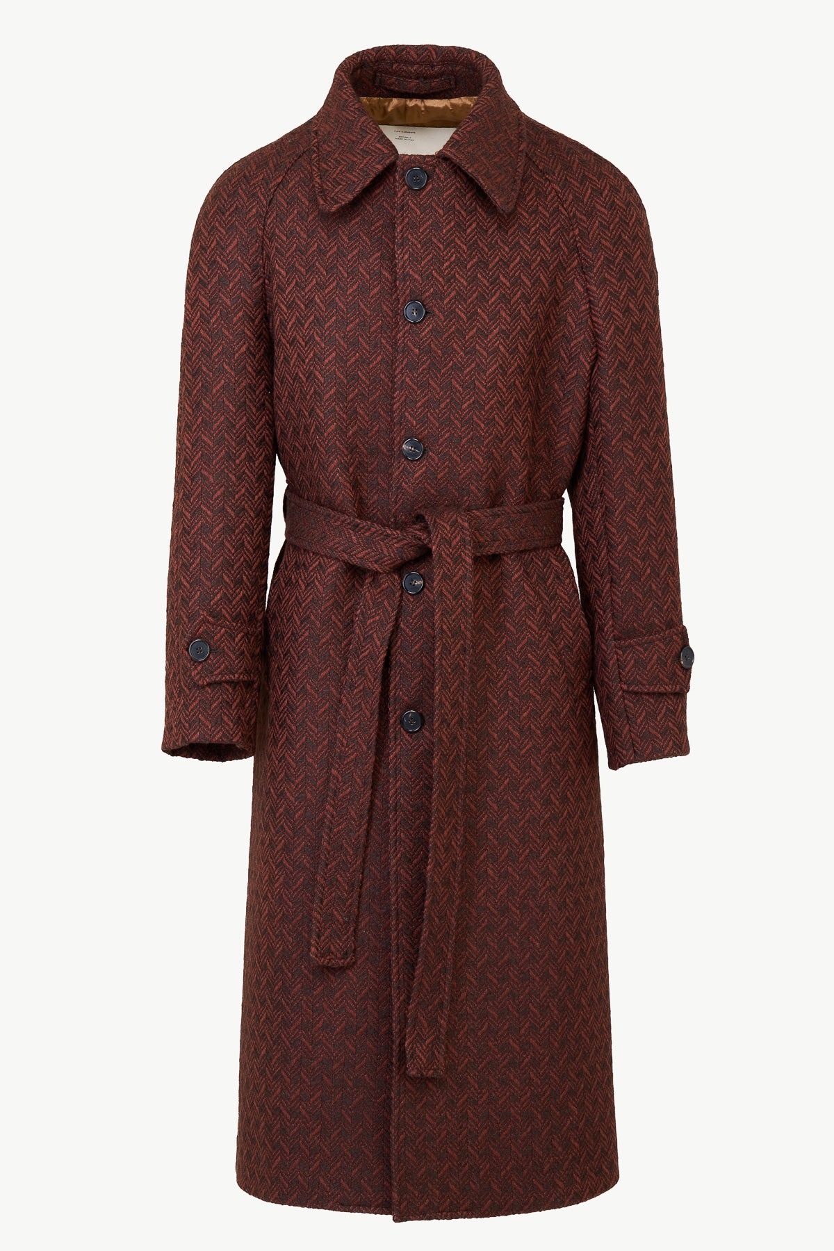 Arturo Coat in Wool Herringbone
