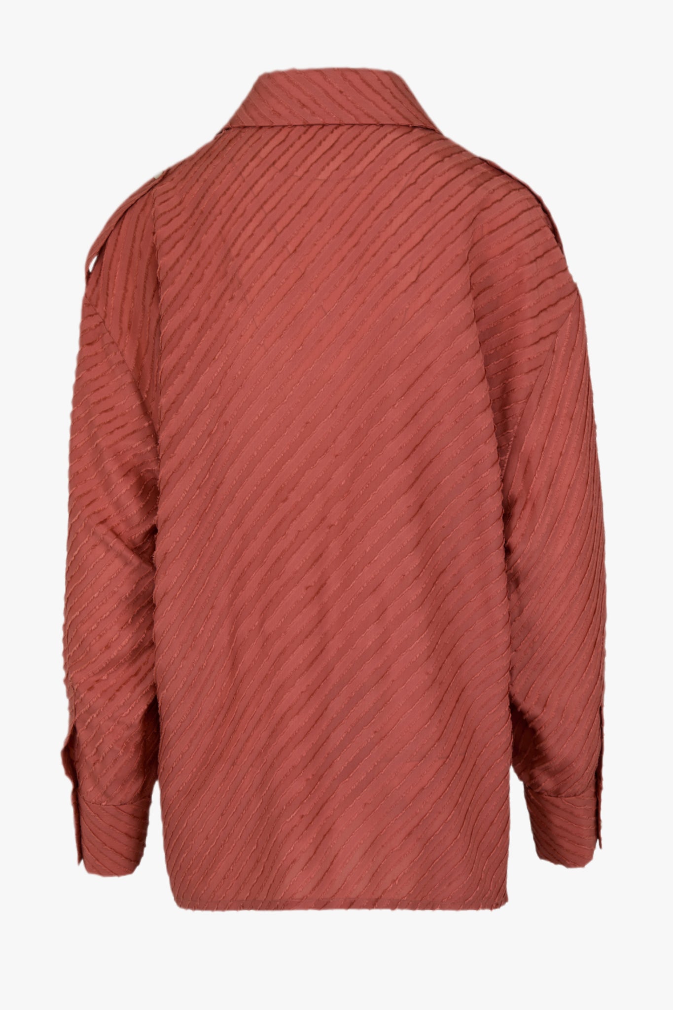 Silk Fil Coupé Shirt Pink Utility Pockets – Giuliva Heritage