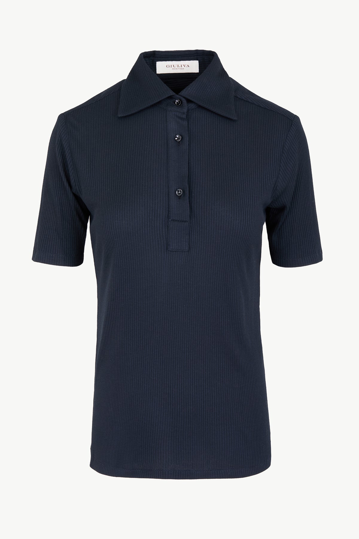 Daphne Polo Shirt in Silk Blend Jersey