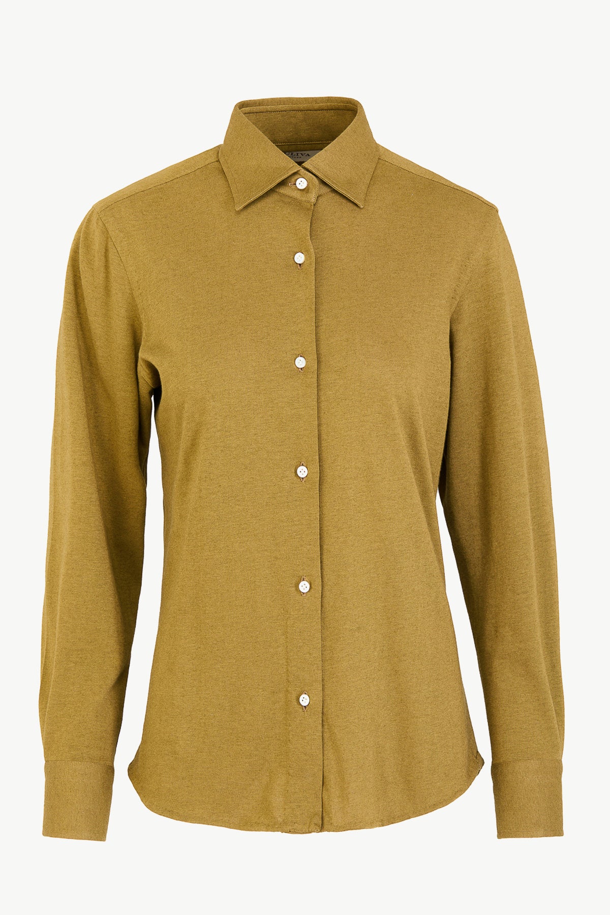 Elvira Shirt in Cotton and Cashmere Jersey