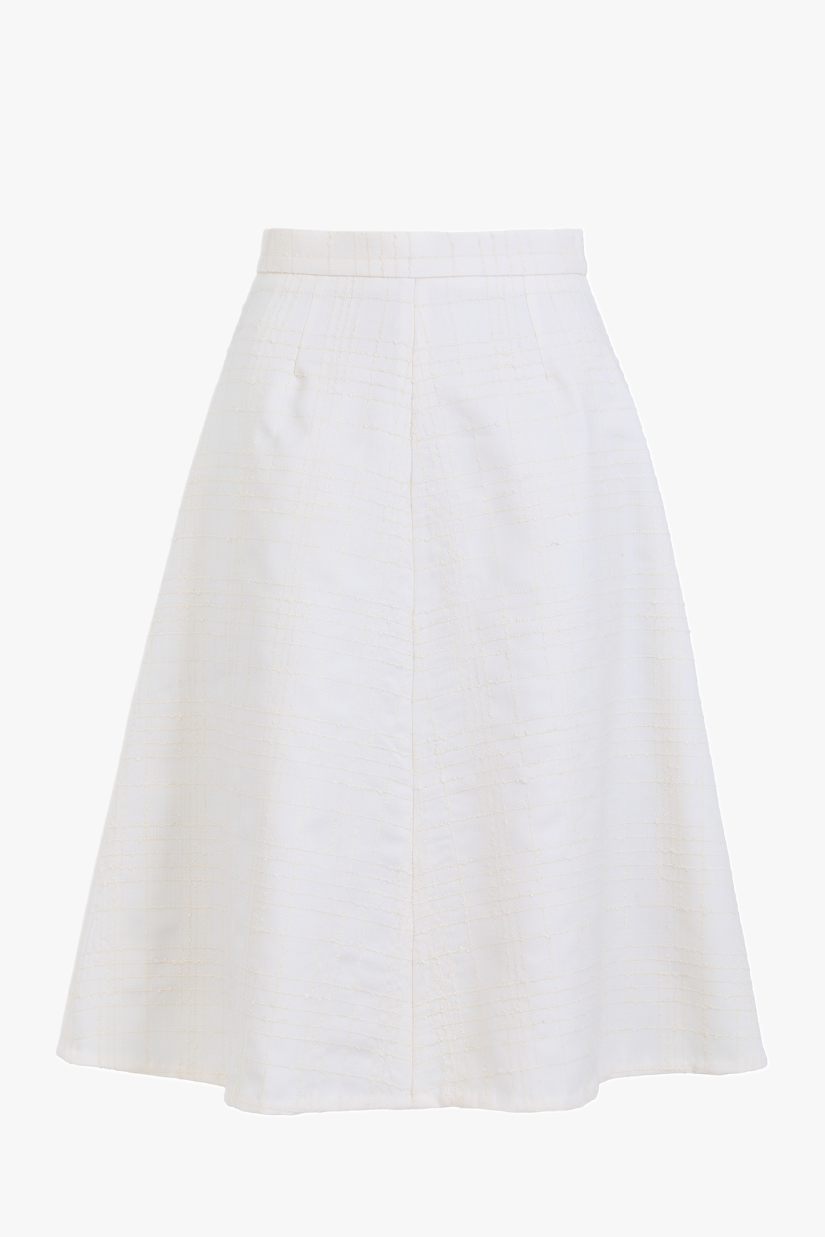 Flaminia Skirt in Wool Textured Check