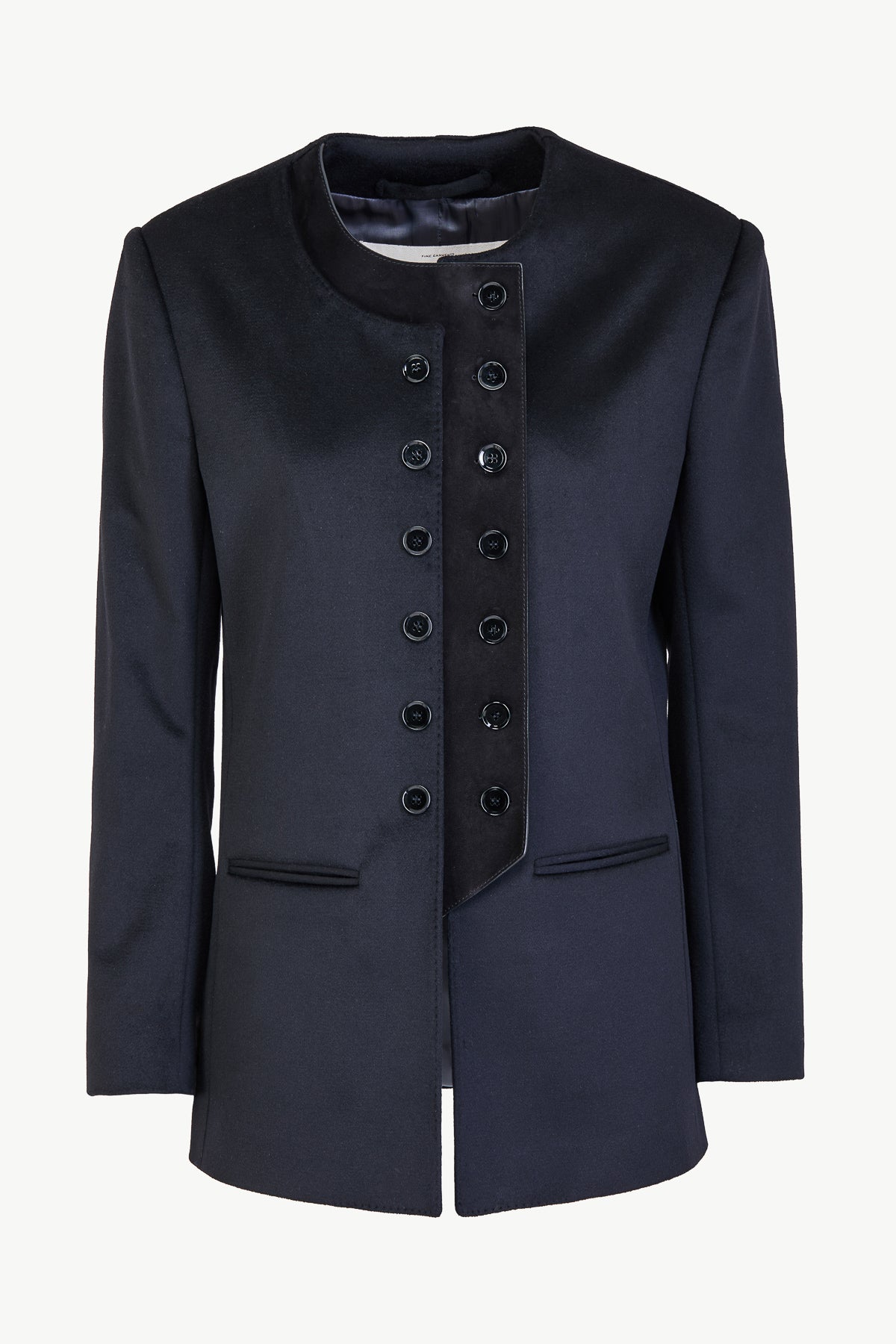 Lara Blazer in Cashmere and Suede