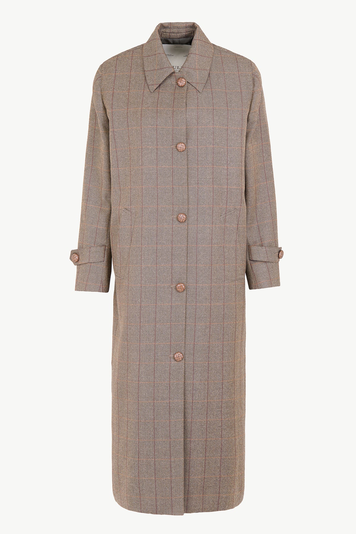 Maria Coat in Wool Check