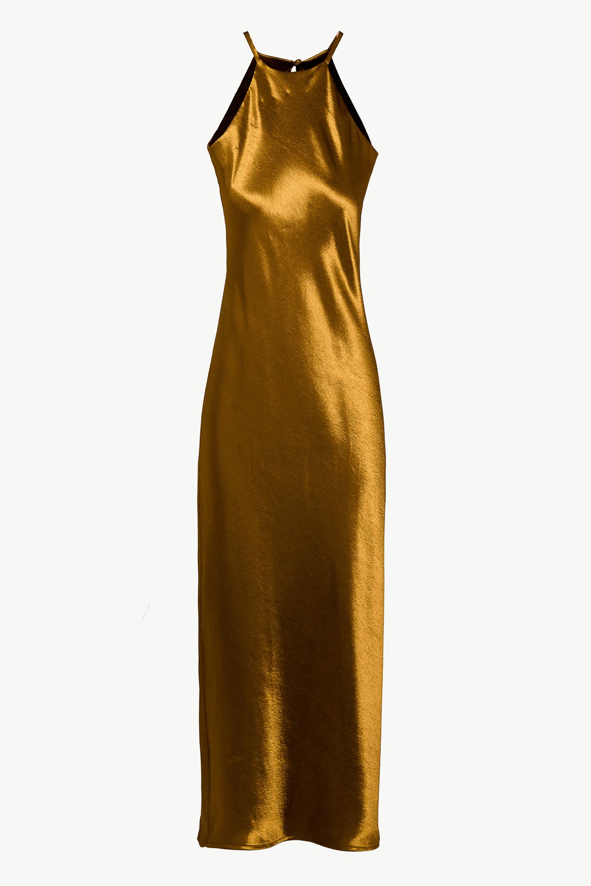 Martha Dress in Shiny Satin
