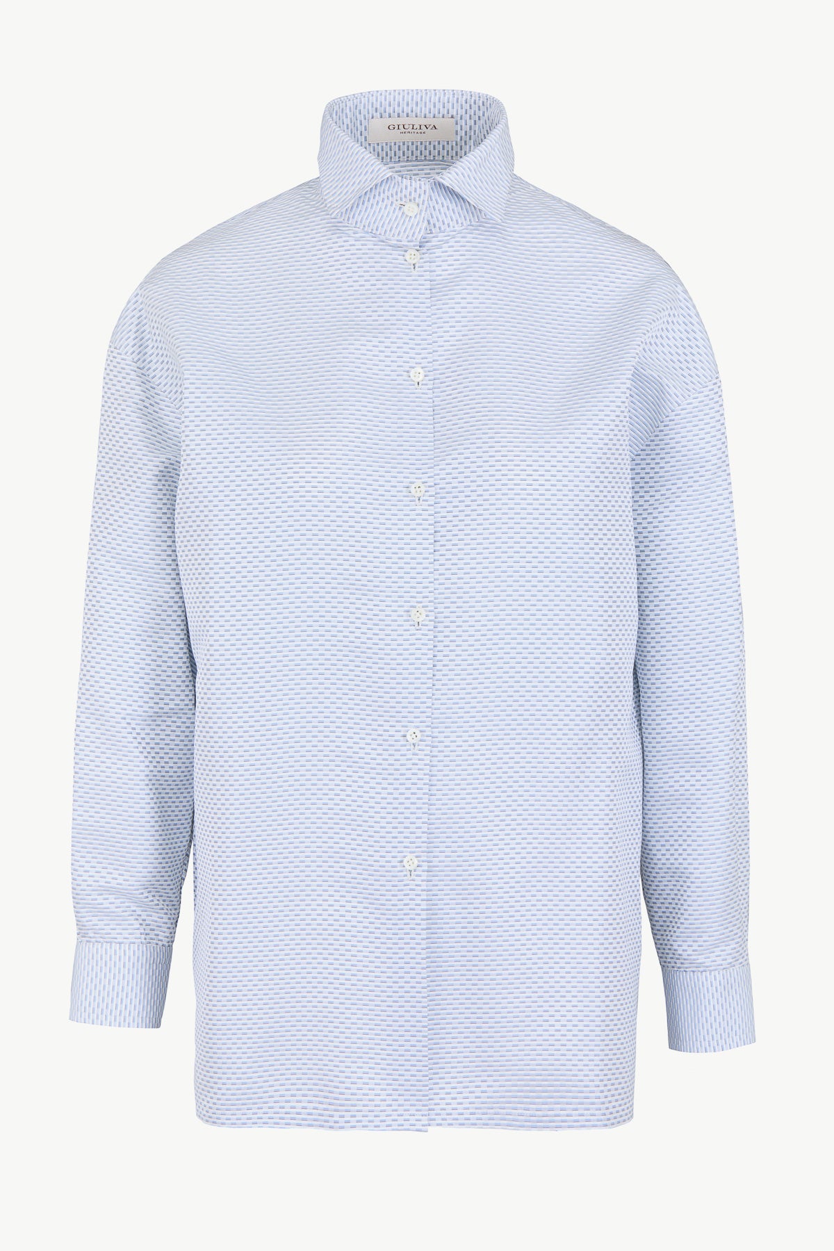 Savannah Shirt in Silk Jacquard
