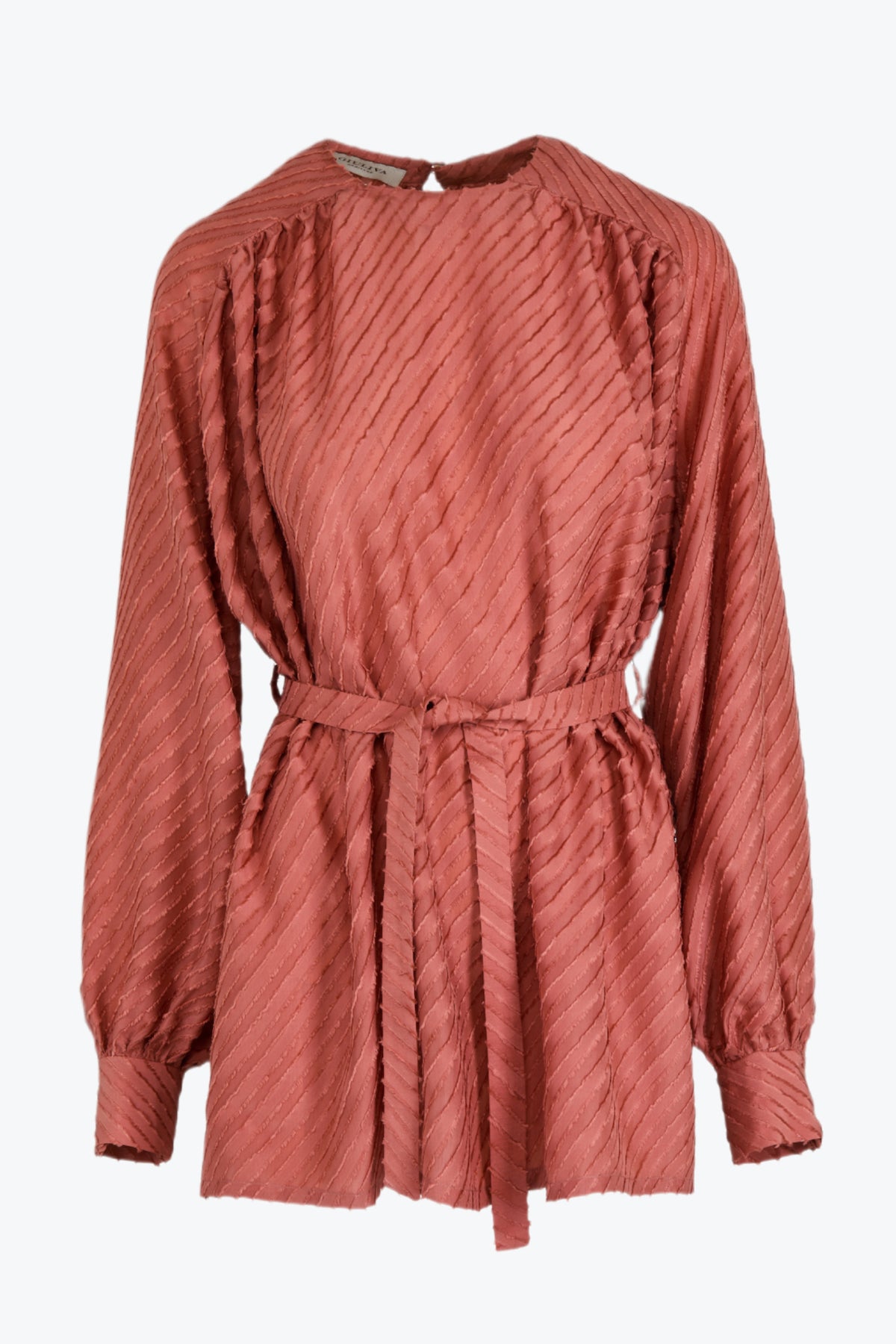 Silk Fil Coupé Shirt Pink Utility Pockets – Giuliva Heritage