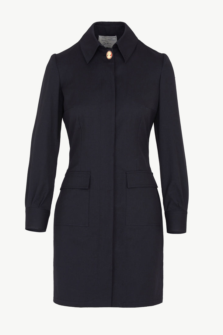 Calatea Dress in Raw Cotton Twill