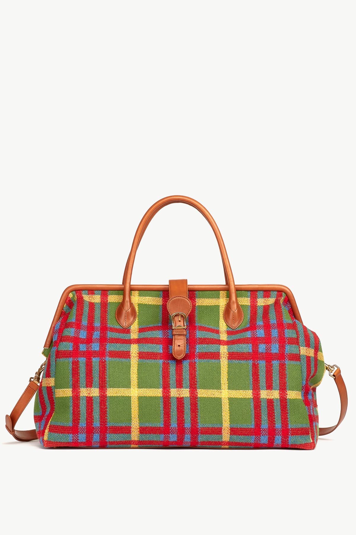 Mary Poppins Bag in Fabric and Leather