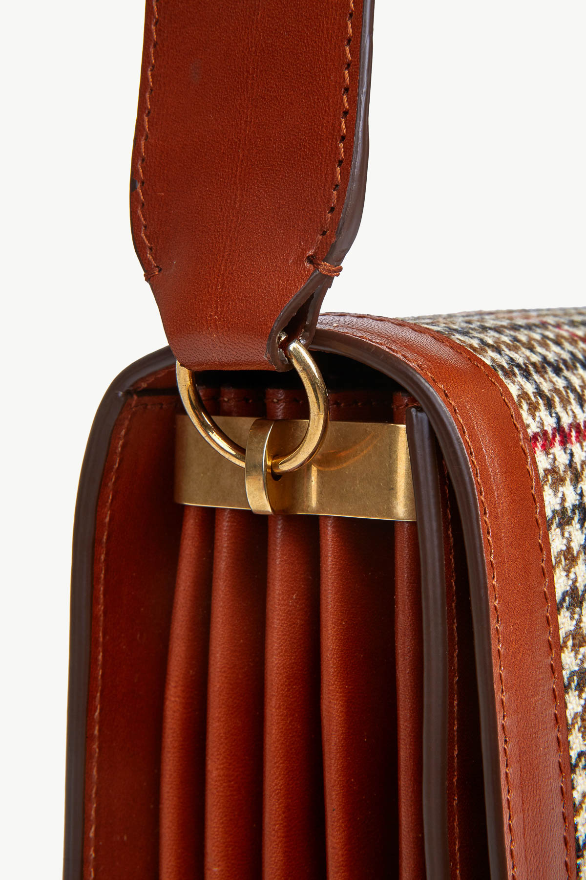 Caccetta Bag in Tweed and Leather - Image 4